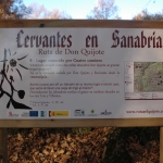 Señal. Lugar conocido por cuatro caminos (Robleda | Cervantes | San Pil | San Juan de la Cuesta)